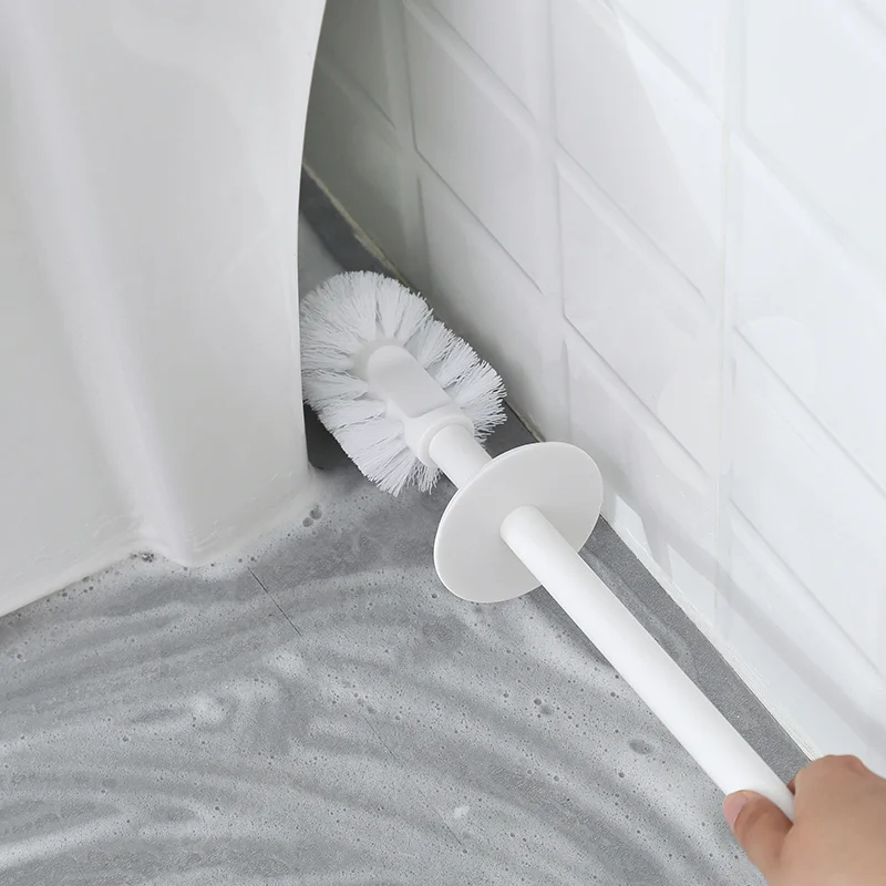 

Houmaid Bathroom Accessories Set Fixtures Closestool Brush Holders Household Wash Brush Plastic OriginalityToilet Brush Rack