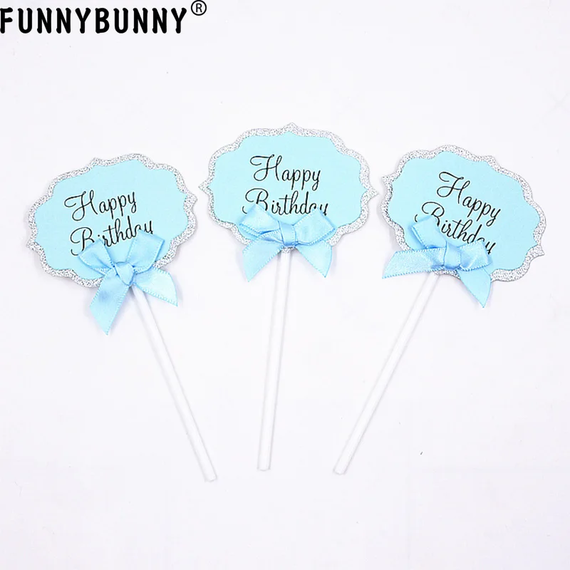 FUNNYBUNNY торт на день рождения с розовым бантом украшение для торта Сделай Сам