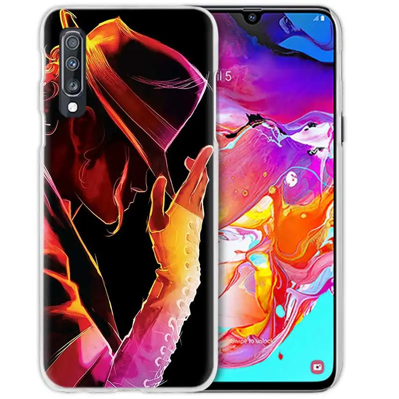 04 Майкл Джексон танца чехол для samsung Galaxy A50 A70 A20e A40 A30 A20 A10 A8 A6 плюс A9 A7 Жесткий Прозрачный поликарбонатный чехол для телефона чехол - Цвет: 04