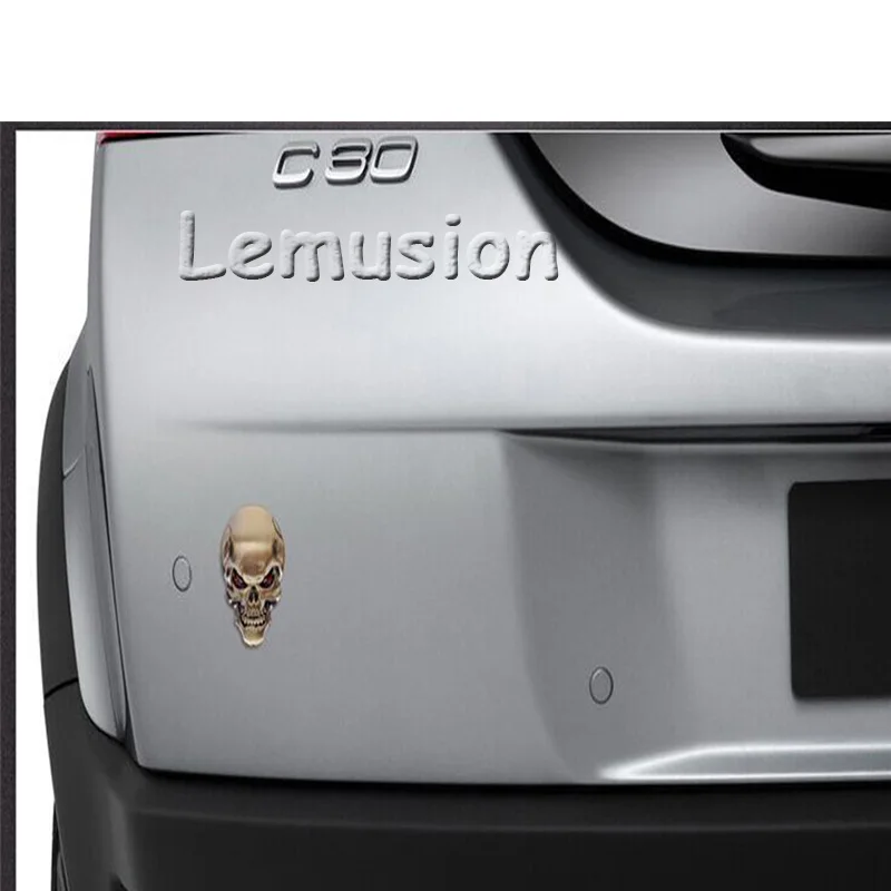 1X Автомобильный Стайлинг металлический стикер черепа для Lexus RX NX GS CT200H GS300 RX350 RX300