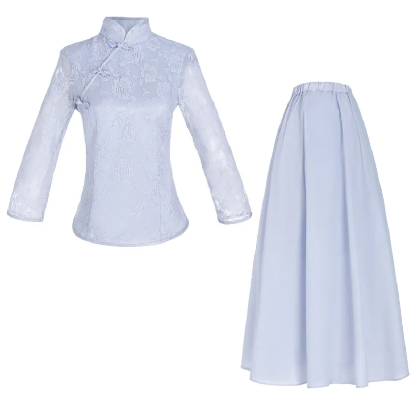 Винтажное вечернее платье Ципао в китайском стиле 2 шт. свадебные платья для