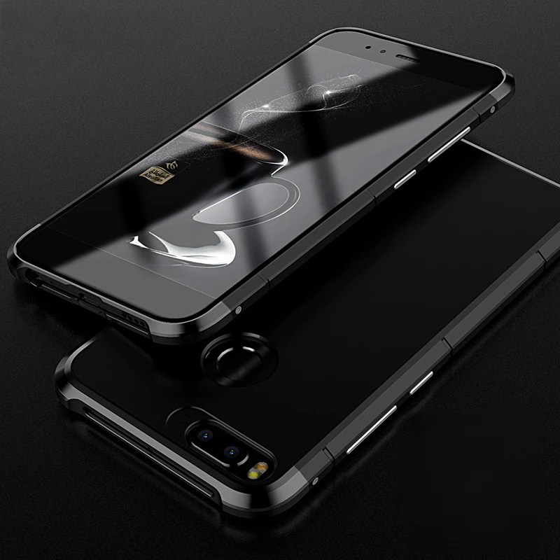 Роскошный чехол для Xiaomi MI 5X A1 с полной защитой 360 3 в 1 алюминиевый Металл + жесткий
