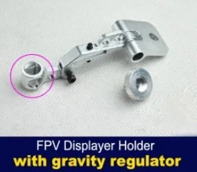 

Free Shipping CNC Aluminium Installation Holder for FPV Displayer/ Monitor with Gravity Regulator- Futaba / Universal version