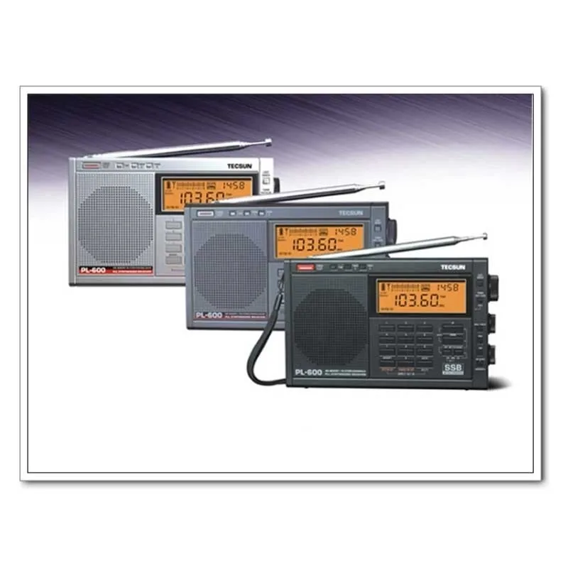 Портативный FM-Радиоприемник Tecsun Pl-600 Pl600 | AliExpress