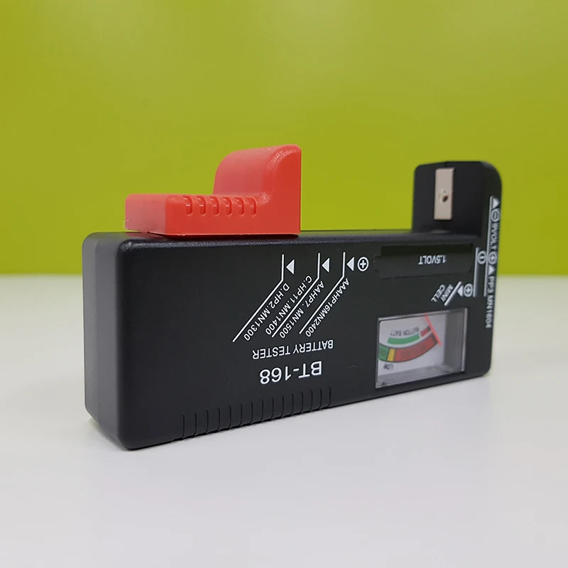 Индикатор батареи тестер BT-168 AA/AAA/C/D/9 в вольт Кнопка проверки емкости батареи тестер напряжения инструменты Прямая поставка