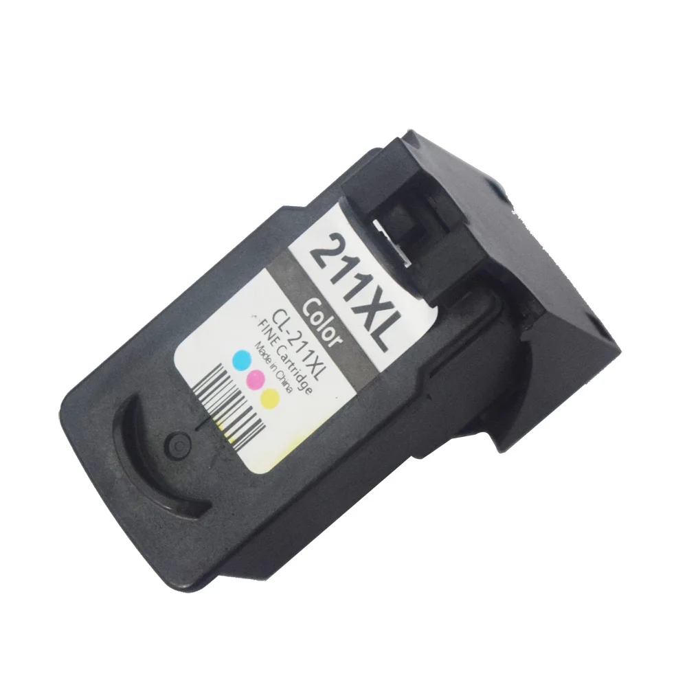 Совместимый с 2pk чернильным картриджем для Canon PG 210XL CL 211XL PIXMA IP2702 IP2700 MP230 MP240 MP250 MP270 (1