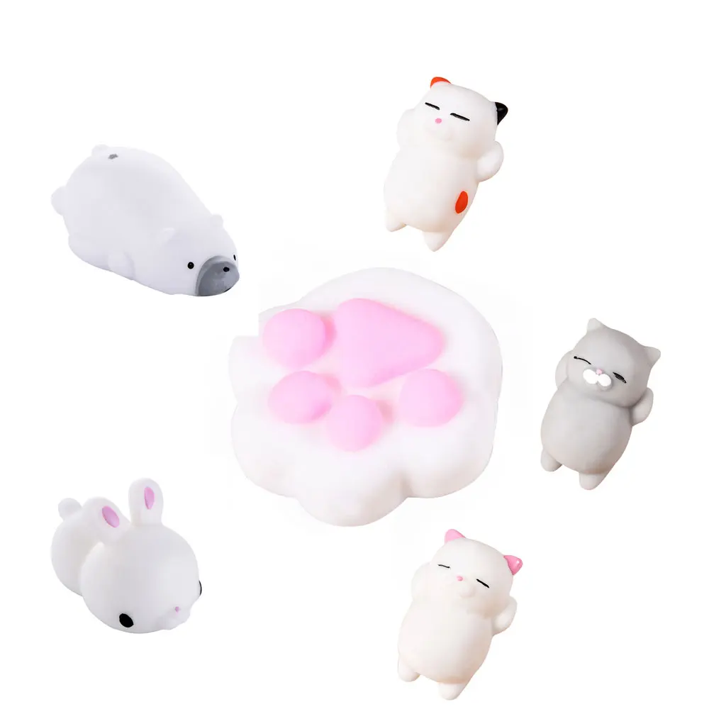 Bearoom мягкие животные Веселые антистрессовые кальмары игрушка Медведь Свинья