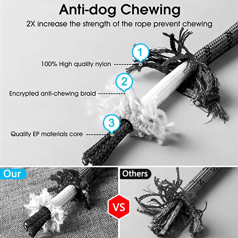 Поводок для собак поводок домашних животных нейлоновый бега маленьких больших