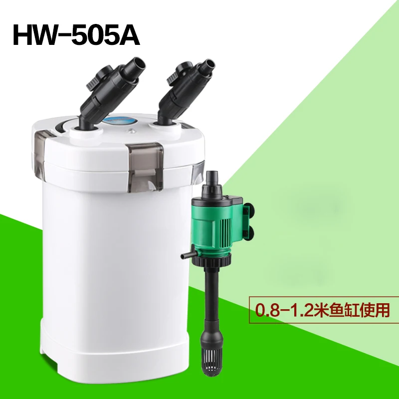 14W SUNSUN HW-505A 4-Stage Outside Canister Filter Fish Tank External for Freshwater Saltwater Aquarium 1000L/h | Дом и сад