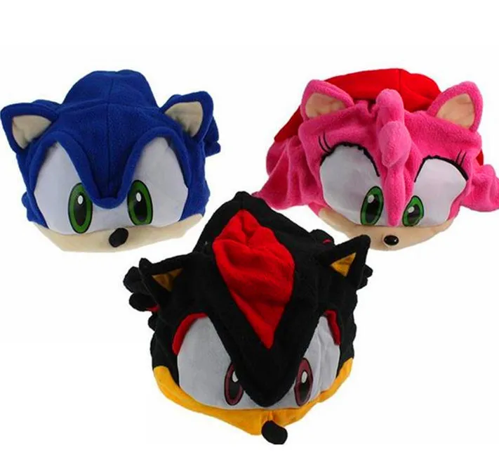 3 вида цветов Sonic зубная щётка шляпа для выбираете бесплатную доставку FS С Ёжиком