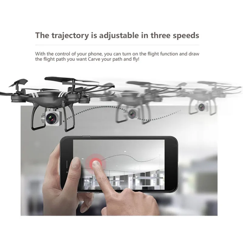 120 м Мини KY101 RC Дрон Wi Fi FPV системы с широким HD камера Режим высокой удержания складная рука RC Quadcopters 2,4 г 4CH 6 оси