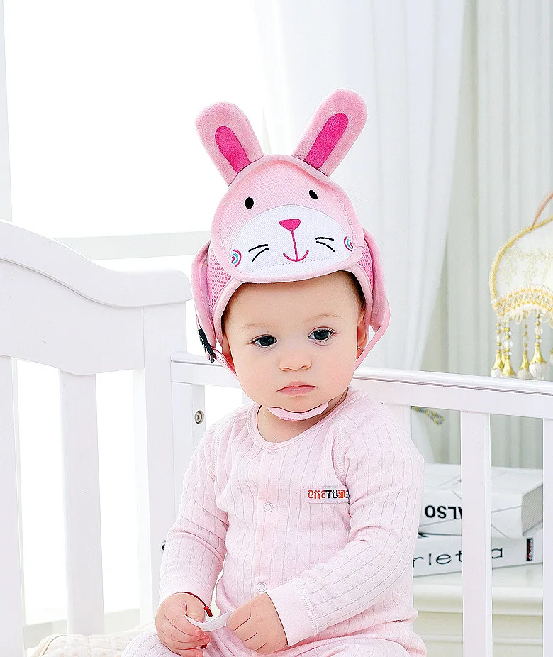 IMBABY, Детская шапка-подушка для защиты головы, для малышей, анти-Осенняя шапка, защита головы, для детей, защитный шлем, подушка для малышей, Walker - Цвет: Rabbit