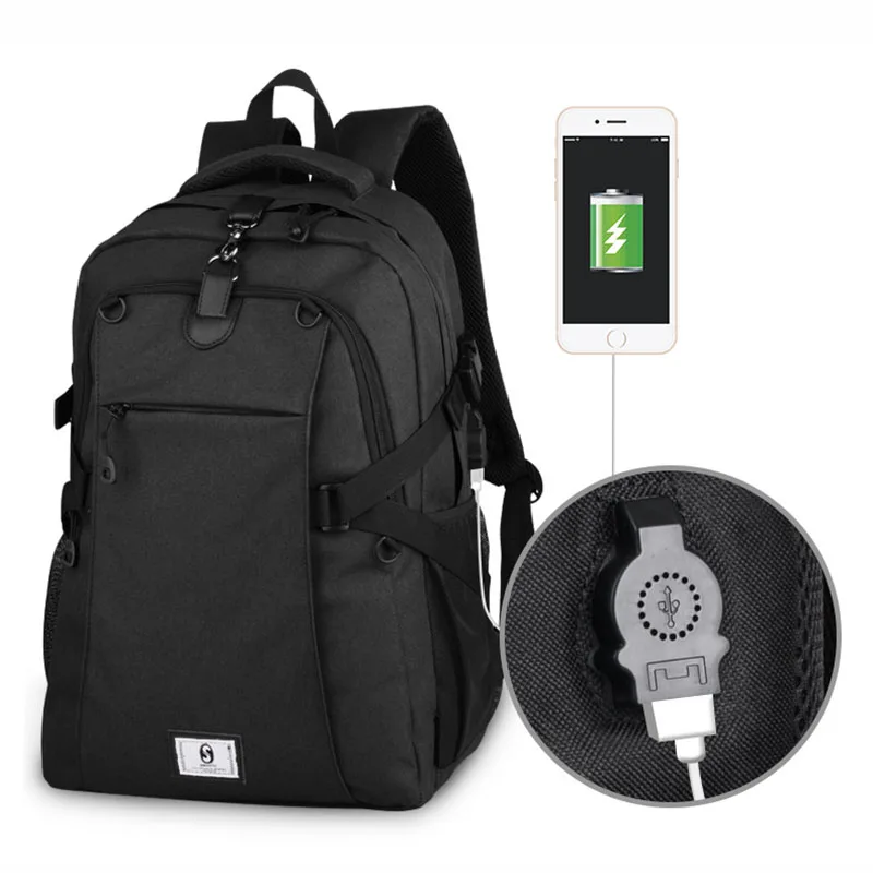 Для мужчин анти вор USB bagpack 15 6 дюймовый ноутбук рюкзак для wo школьный сумка