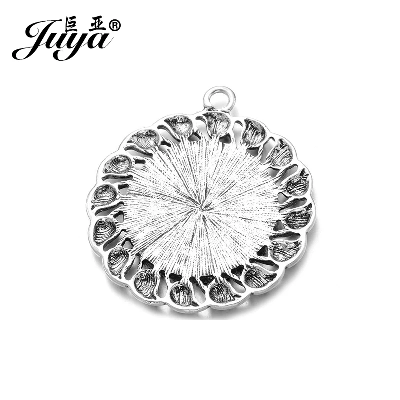 Кулоны JUYA Cabochon 2 шт./компл. 25 мм Дешевые Ювелирные изделия высокое качество