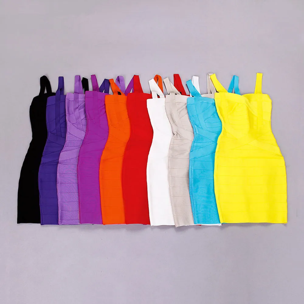 candy colors cross elastic knitted 2018 new arrivals spaghetti strap bodycon sweetheart hl bandage dresses | Женская одежда