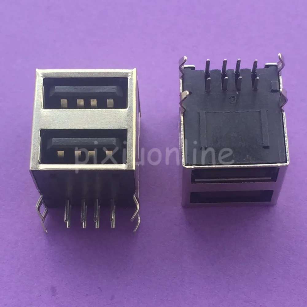 Фото Гнездовой разъем типа А USB G43Y, 2-1 комплект для подключения данных и зарядки, 2 шт. №3