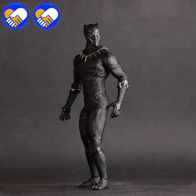 Play Arts Kai PA TChalla Черная пантера супер герой Железный человек 27 см ПВХ фигурка куклы
