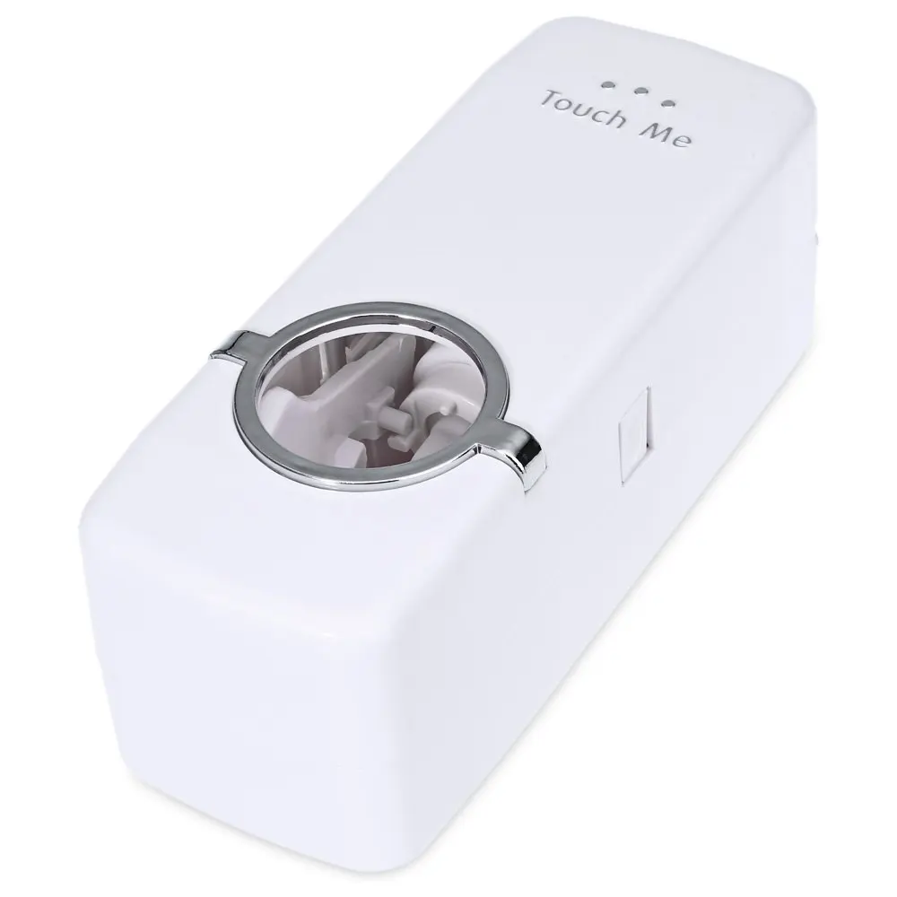 Automatic Toothpaste Dispenser 5 Toothbrush Holder Set Wall Mount Stand Family Sets White Fashion Bathroom | Дом и сад