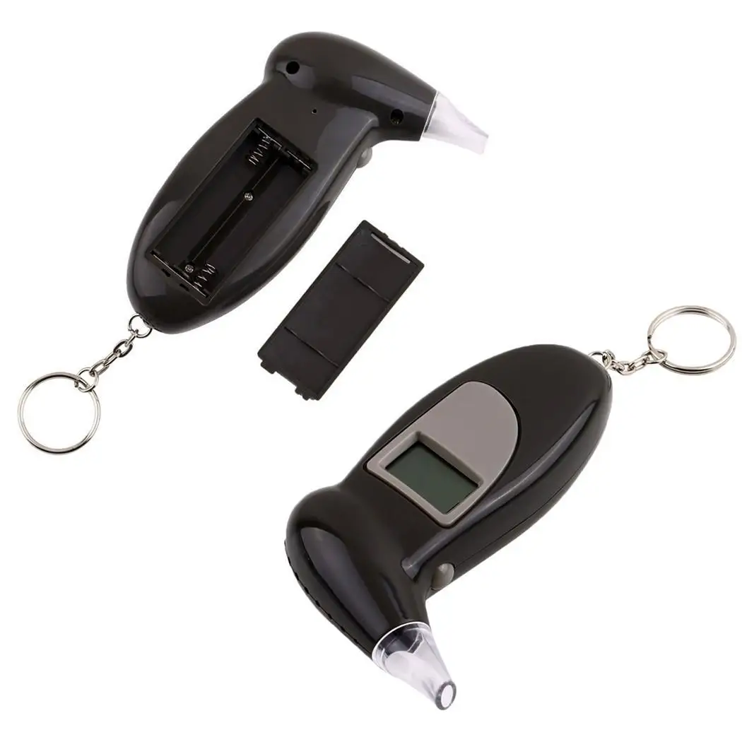 Digital Alcohol Breath Tester Analyzer Detector With Black Gray Keychain 0.01% BAC(0.1g/l) | Автомобили и мотоциклы