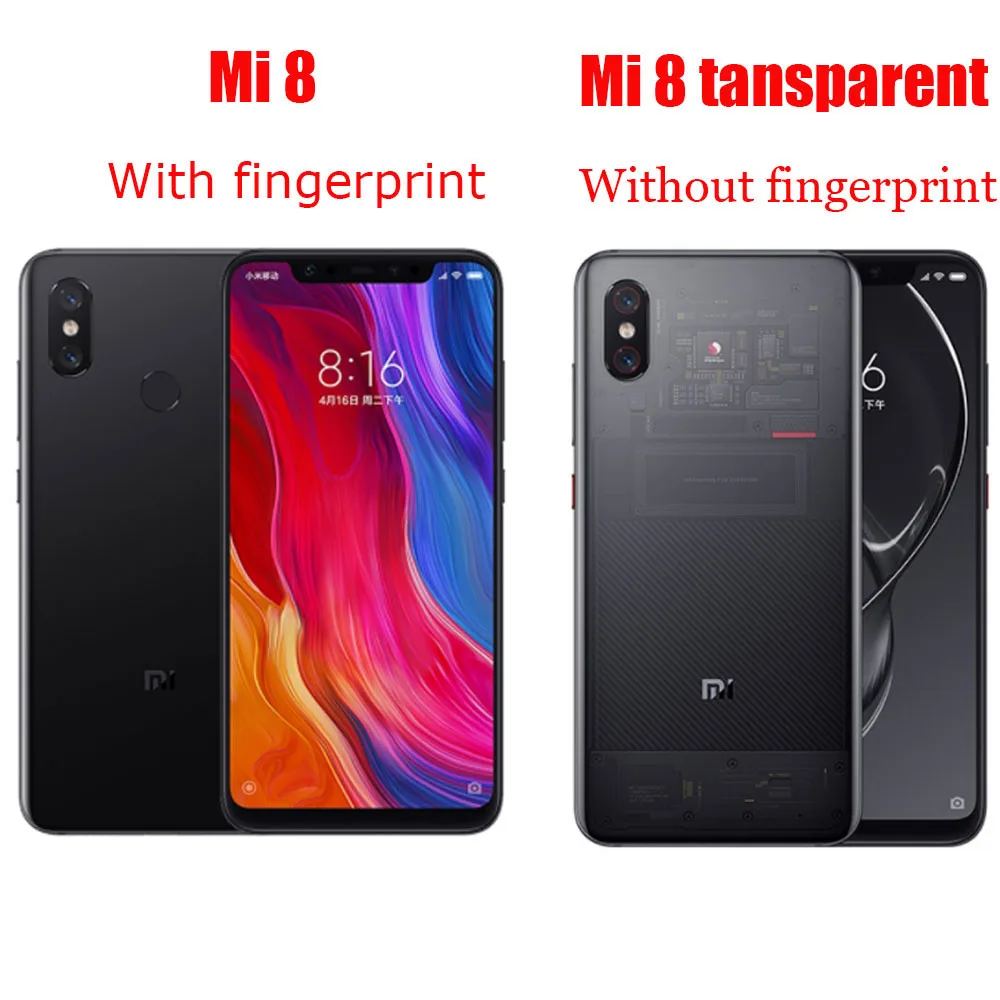 Прозрачный чехол ZGAR для Xiaomi Mi 8 версия Explore Discovery мягкие силиконовые чехлы
