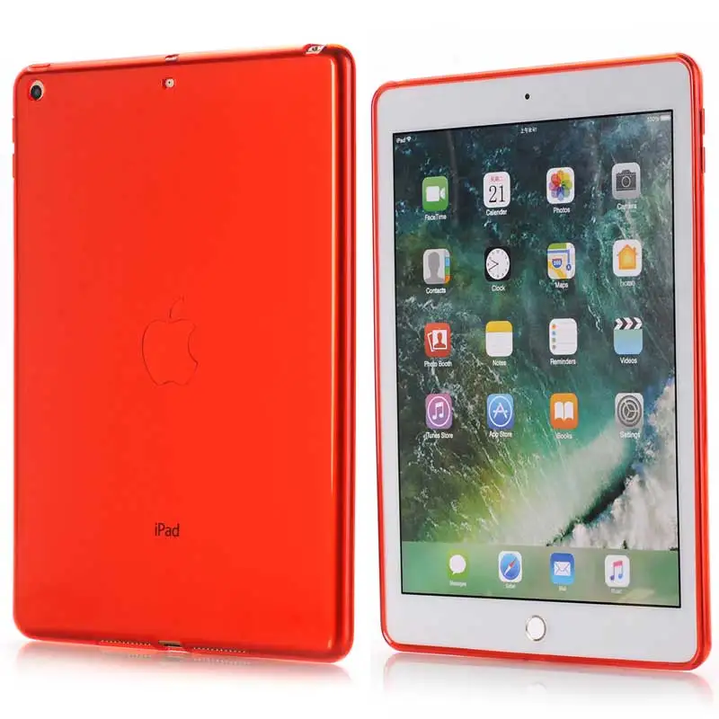 Ультратонкий силиконовый защитный прозрачный чехол из ТПУ для iPad 9 7 дюйма 2017