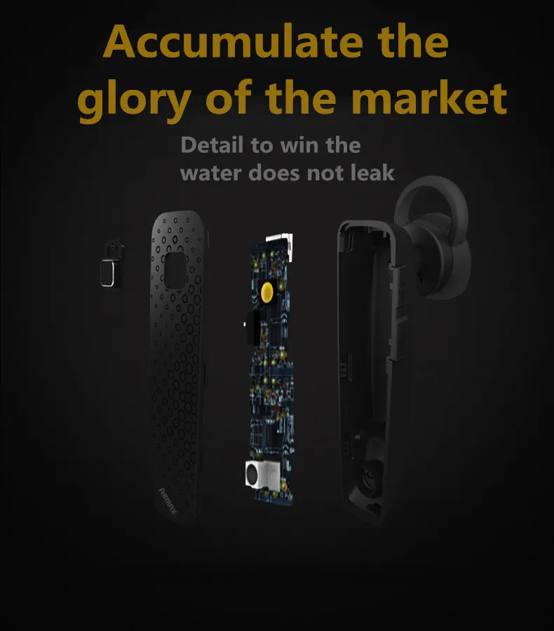 REMAX / Rui Bluetooth гарнитура 4 1 брендовая беспроводная Висячие Наушники T7 bluetooth для iPhone