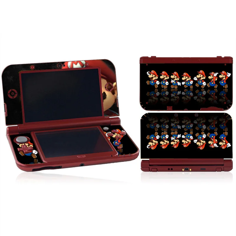 Защитная виниловая наклейка Mario для Nintendo New 3DS XL и LL на консоль|stickers for|stickers
