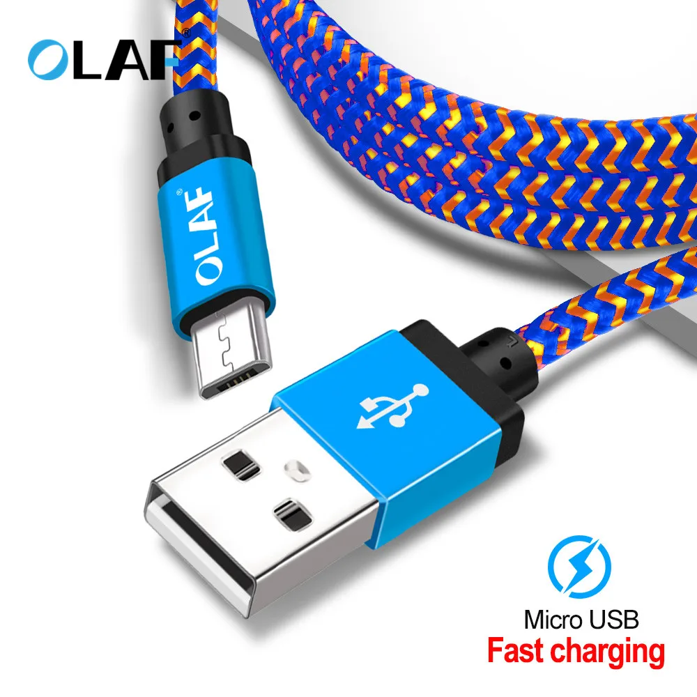 Кабель Micro USB OLAF кабель для быстрой зарядки и синхронизации данных 1 м 2 3 Samsung Huawei