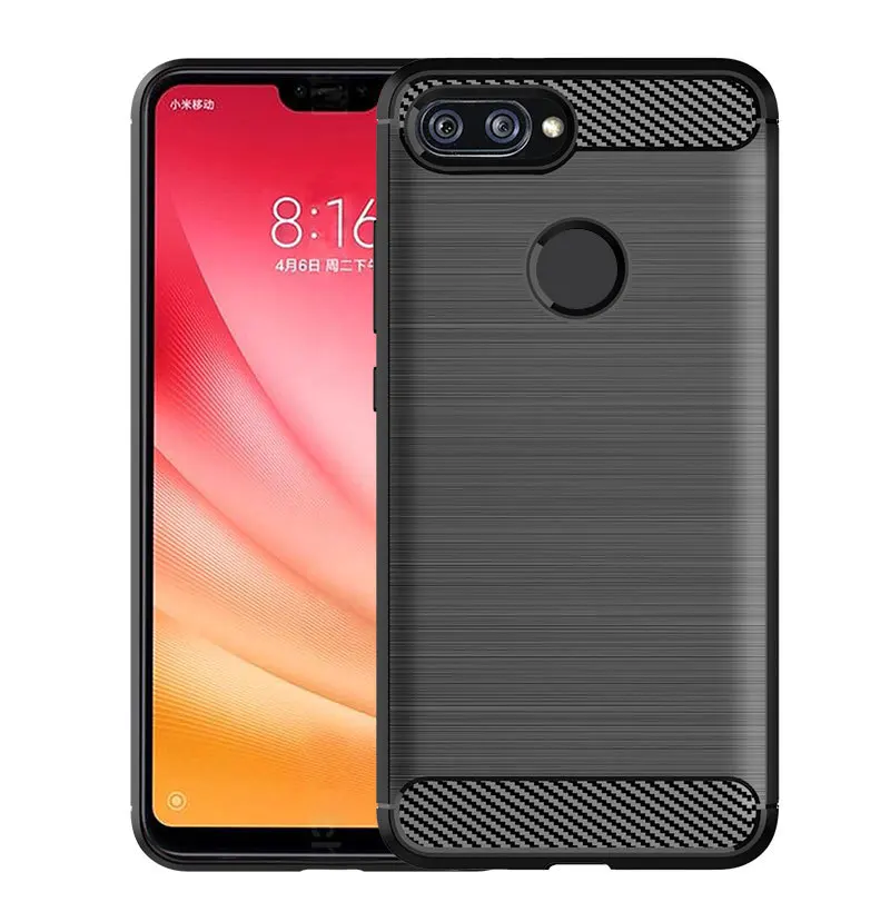 Чехол для Xiaomi Mi 8 Mi9 lite чехол SE мягкий из углеродного волокна телефона Mi8