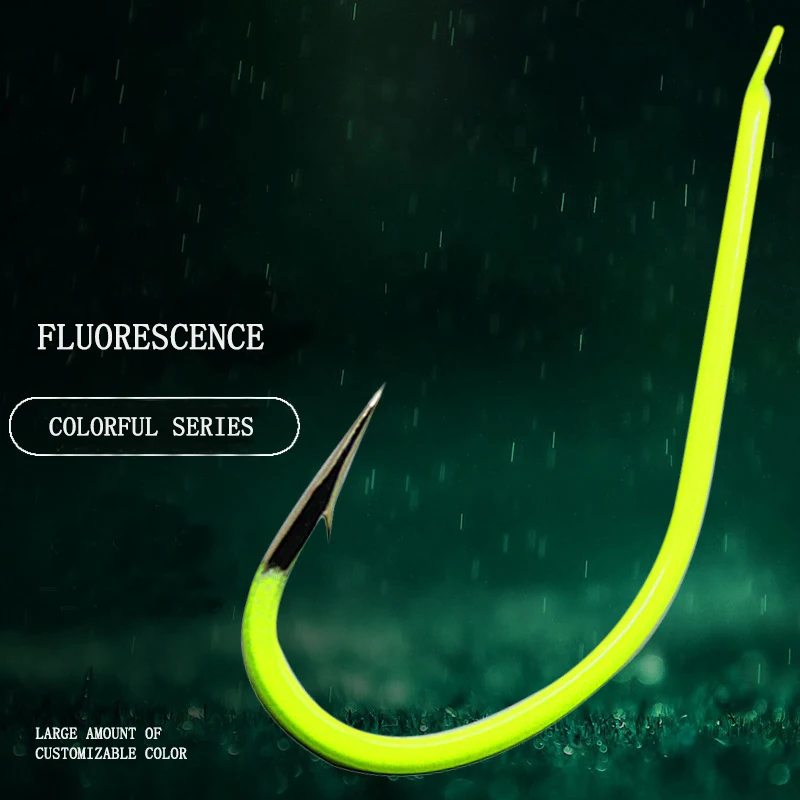 50 шт./упак. рыболовные крючки из нержавеющей стали кованые прочные для троллинга