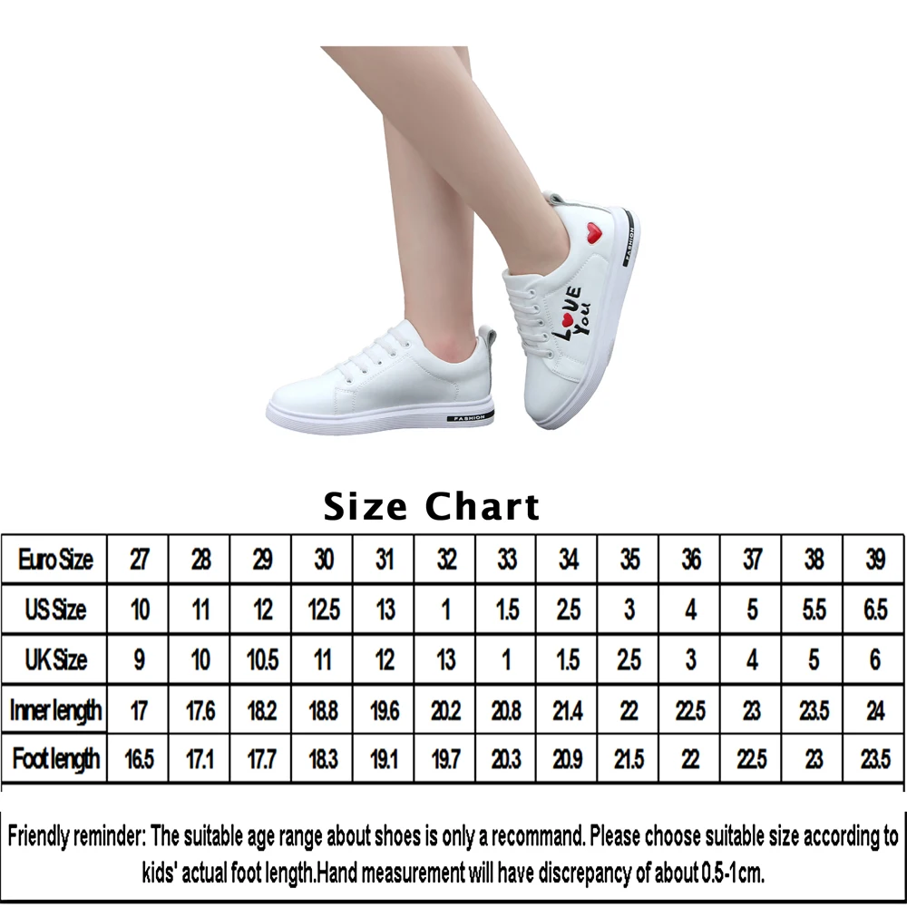 Keruishu Children's Casual Shoes Teenage Fashion Genuine Leather Sneakers For Kids White Wild Flat Boys Girls Unisex 32-37 | Детская