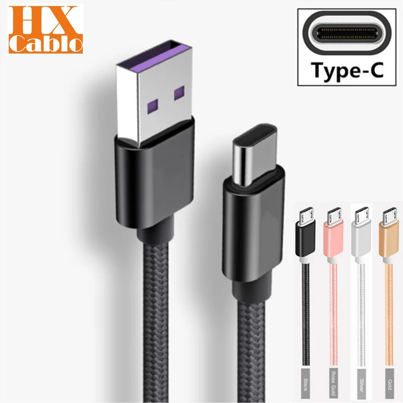 Кабель USB Type C для Xiaomi Mi8/Mi6/Mi 9 Max/3/2/Mix/2S/A1/6X/5X/Note3 зарядное устройство кабели