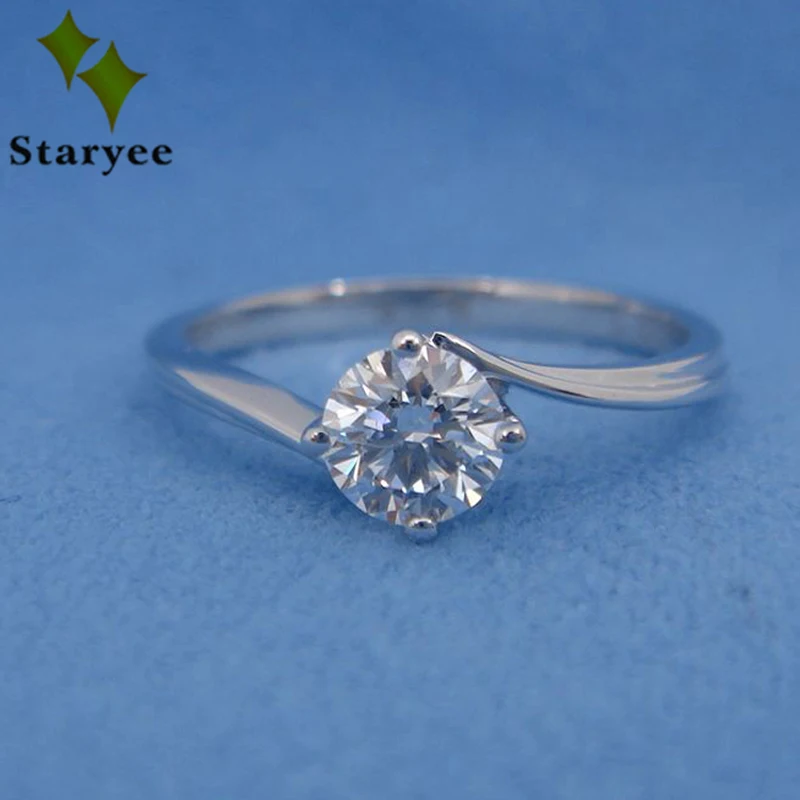 Сертифицированная элегантная Бриллиантовая Диагональ 18K бриллиантовая 0 50 карат