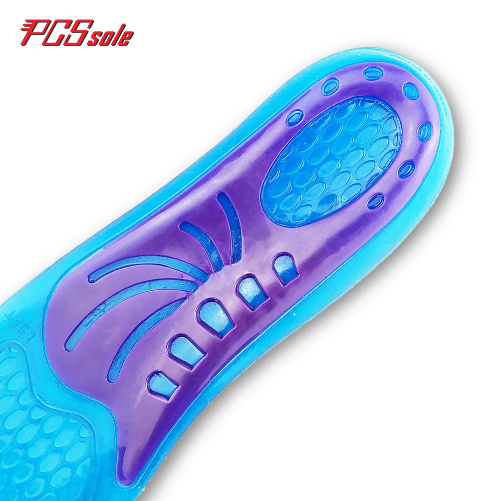PCSsole стелька из силиконового геля plantar fasciitis ортопедические стельки массажные силиконовые амортизационные стельки для мужчин и женщин arch support T1005