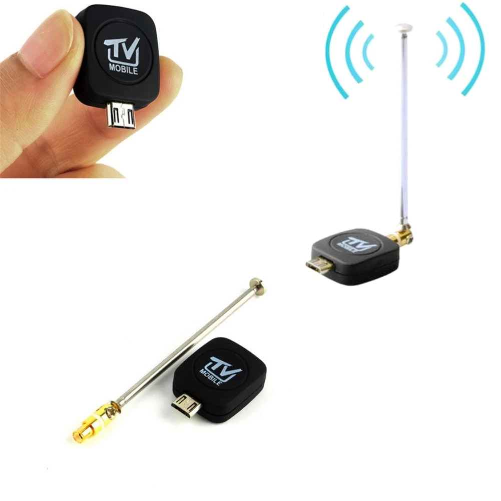 Высокое качество HD ТВ мини DVB-T спутниковый ТВ приемник тюнер мини черная антенна для Android планшет смартфон