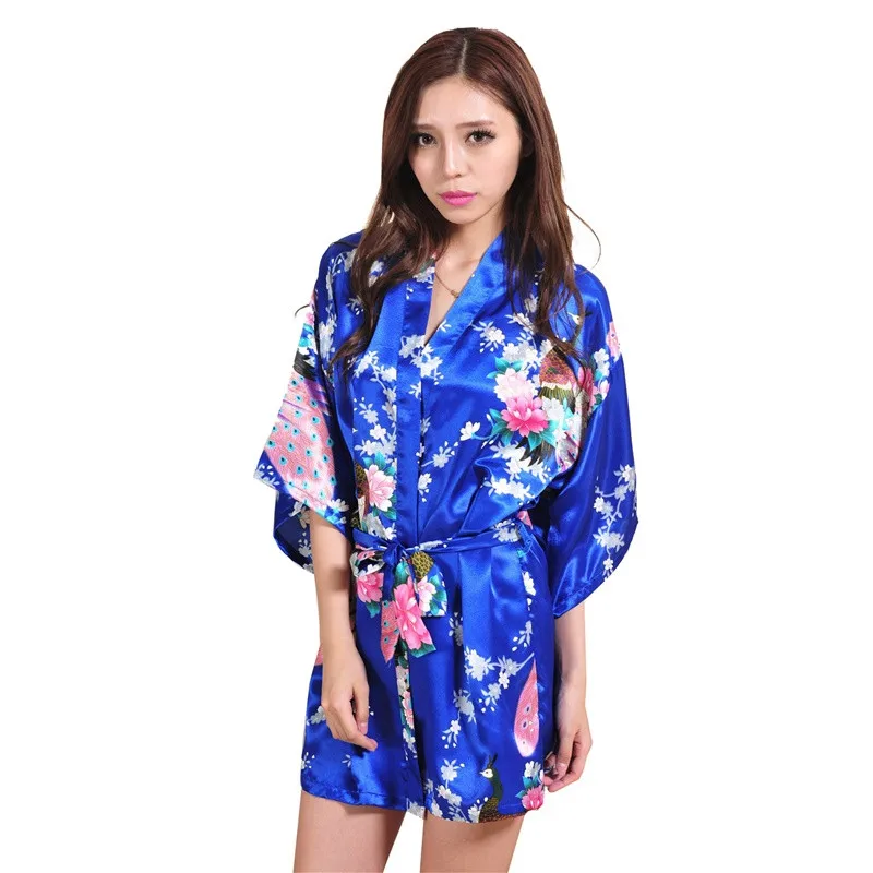 Женское шелковое кимоно летнее платье для подружки невесты|silk kimono robe|kimono robesilk robe |