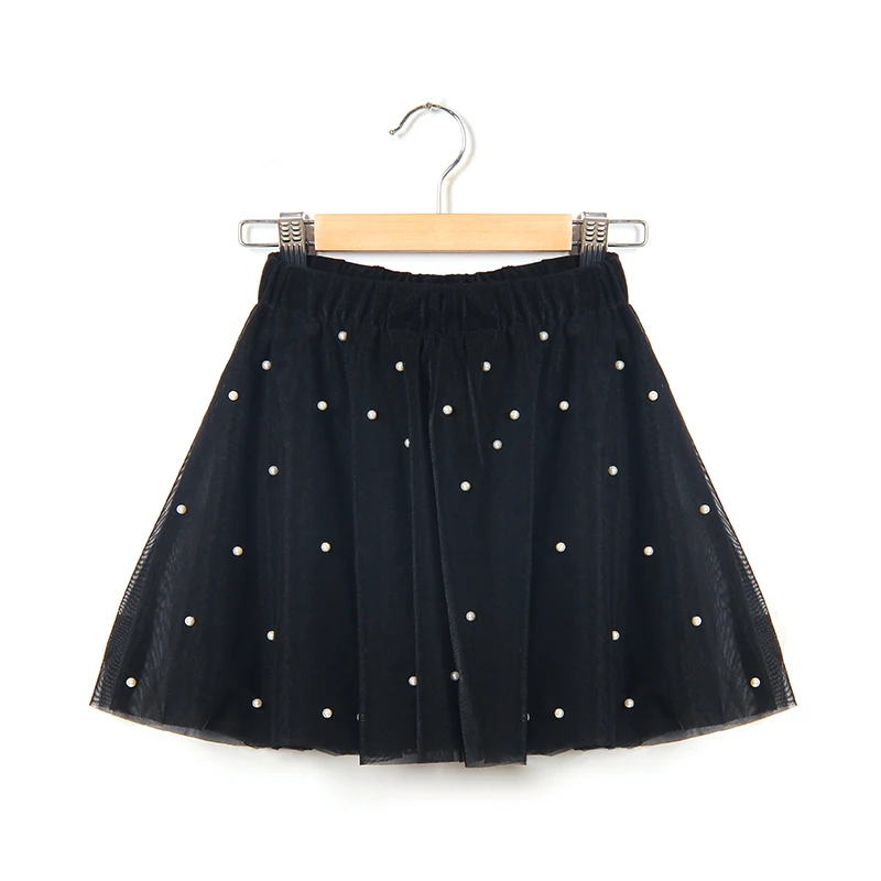 Little Girls Princess Skirt | Cute Summer Tutu Skirts | White & Black Short Dress | Female Big Teen Child Skirt for 3-13 Years | FD6061 image 3