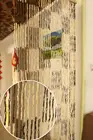 Занавеска из соломы, перегородка, дверная занавеска, ручная занавеска для детского сада, обработанная бумажная веревка, занавеска, подвесной экран, экологичная
