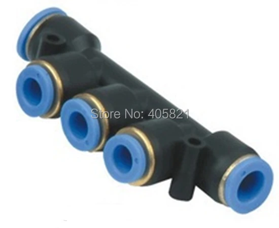 

PK 06mm Triple Branch Union 100Pcs/Lot