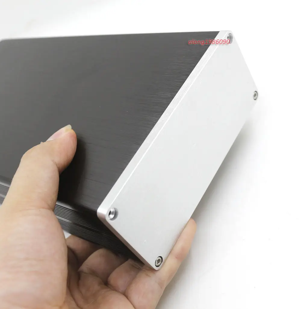 Алюминий Мощность Amp чехол для предусилителя усилитель БП DAC Box 130*55*250 мм|dac box|amp