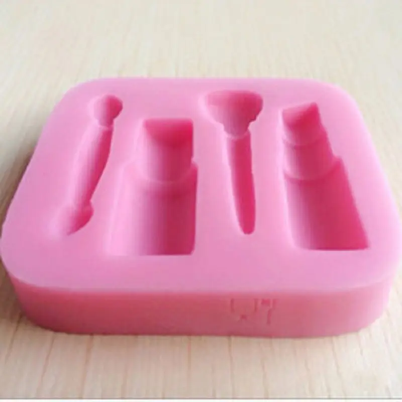 Инструменты для макияжа дизайнерские формы помады помадки торта 3D Силиконовое