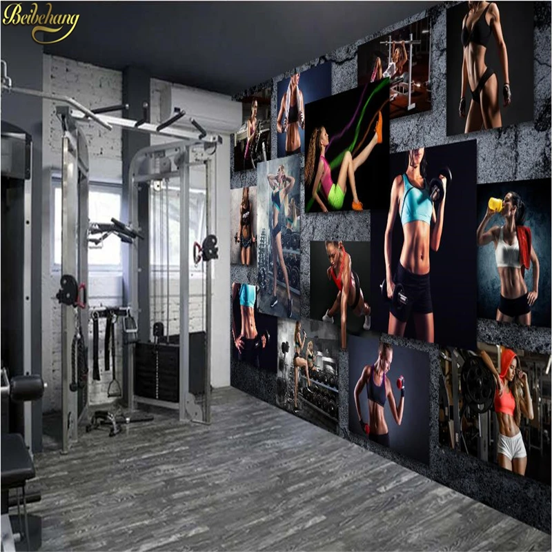Фотообои beibehang на заказ креативные сексуальные красивые для спортзала йоги музея