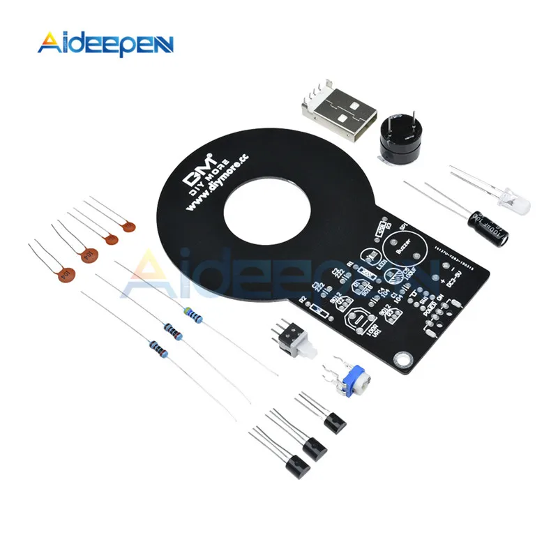 1 комплект металлоискателя DIY Kit электронный DC 3 в-5 в 60 мм Бесконтактный Модуль