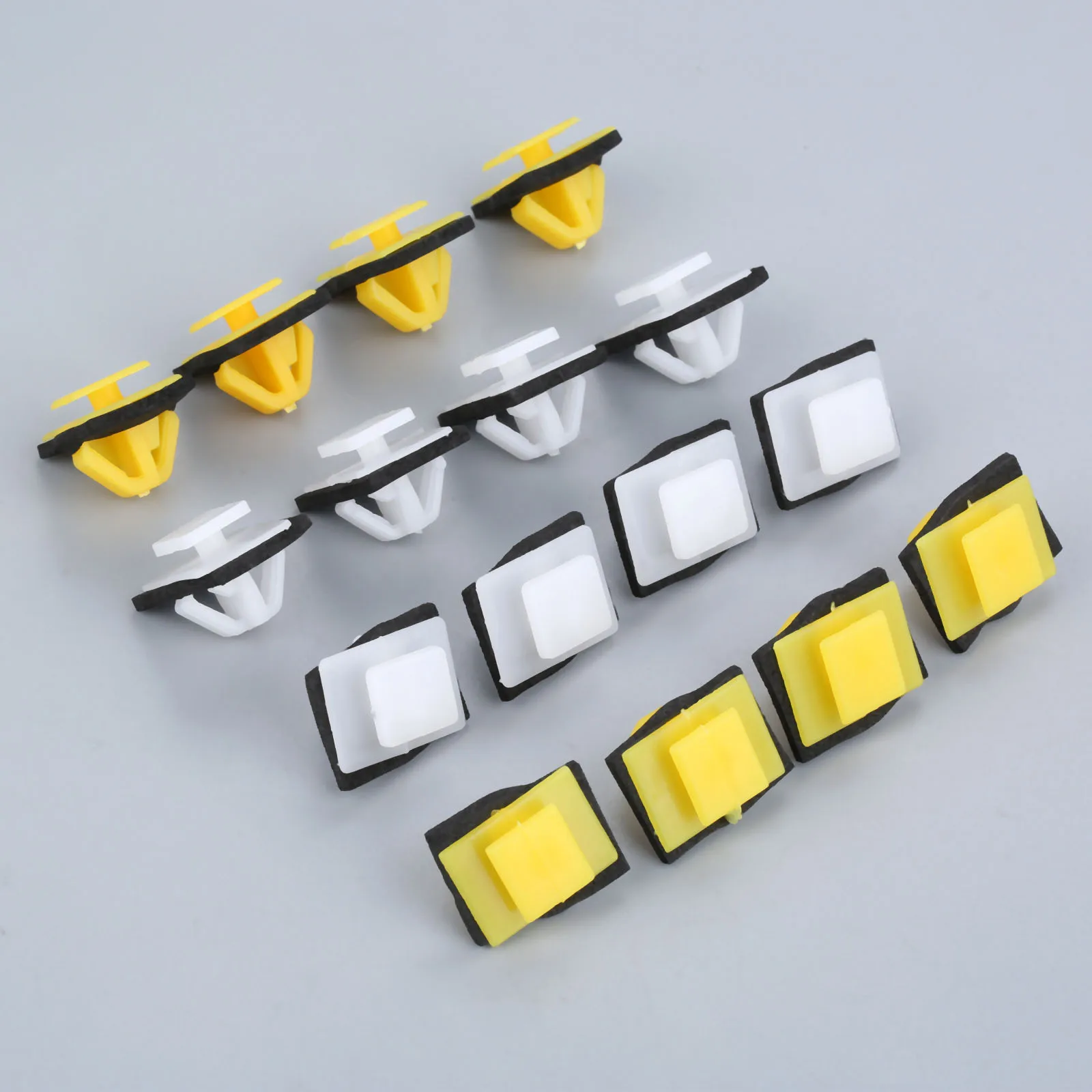 

Mgoodoo 50Pcs Car Plastic Fastener Door Guard Plate Wheel Eyebrow Clips For Elantra Cerato Sportage Tucson KIA Seahorse
