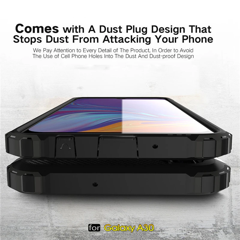 Для Samsung Galaxy A30 чехол двухслойный TPU PC Heat Dispacthion полная защита защитный для