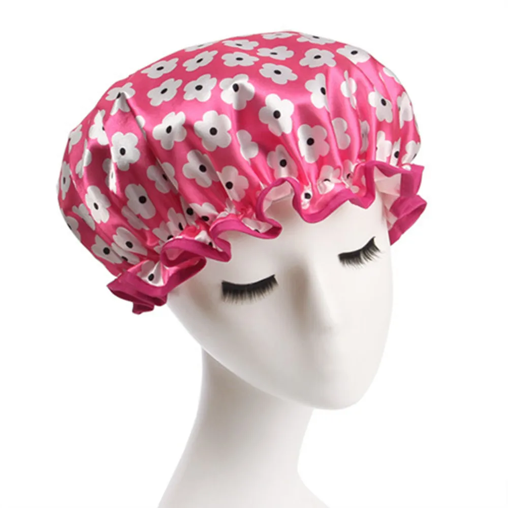 1 шт. Аксессуары для ванной комнаты Водонепроницаемый душ Кепки Эластичная лента