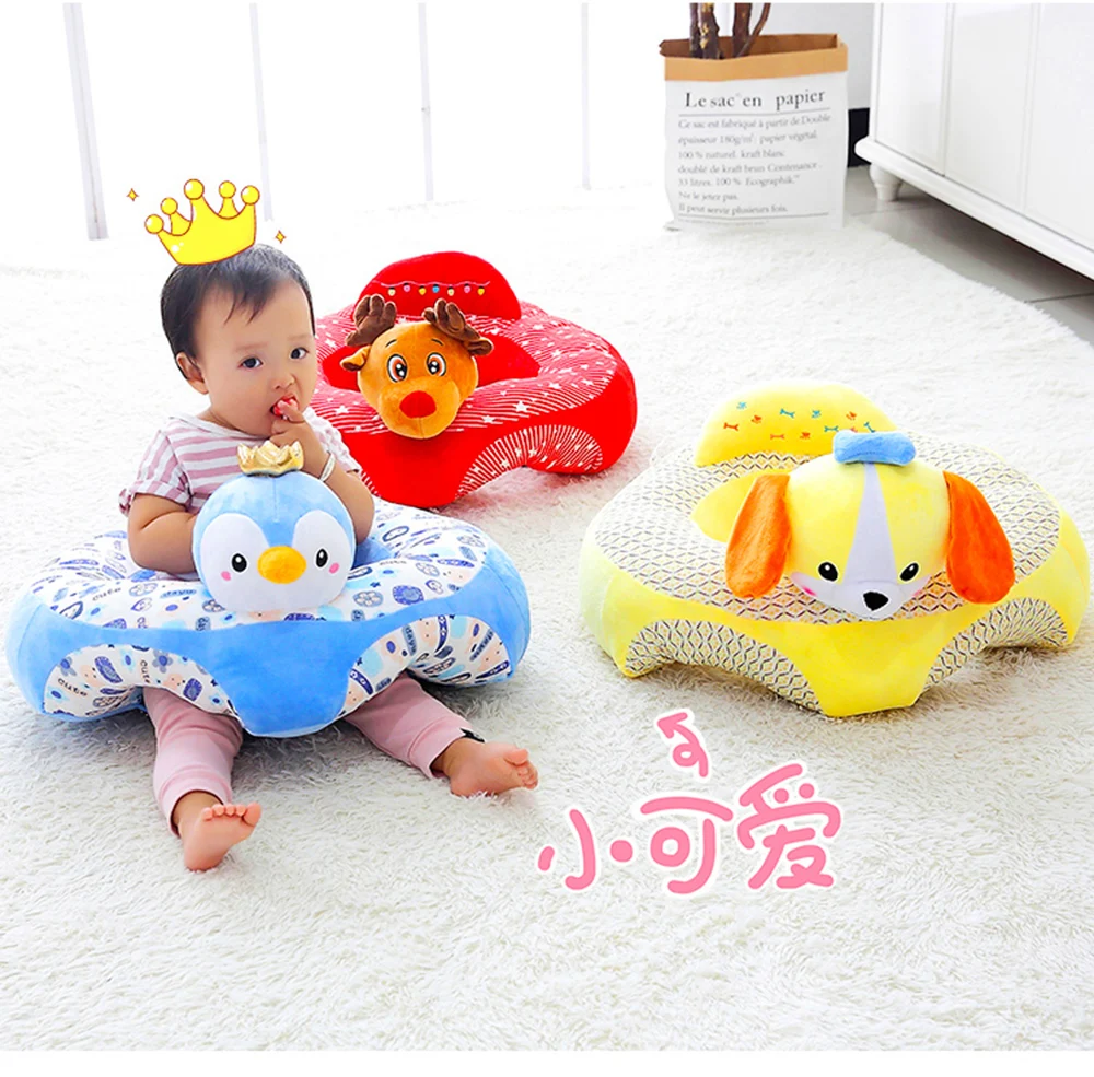 Infantil Baby Seat Sofa Cartoon Animal Bean bag Chair Car Sofa kids Cover Baby Sofa Plush Toy Feeding chair Puff asiento Seats