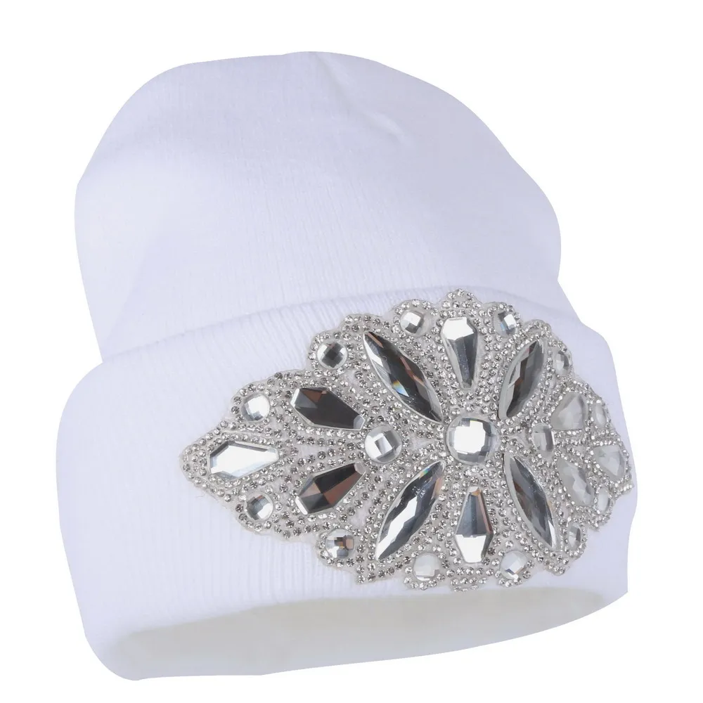 Женская шерстяная зимняя шапка, бренд skullies beanies, дизайнерские Роскошные теплые повседневные зимние шапки со стразами для девочек