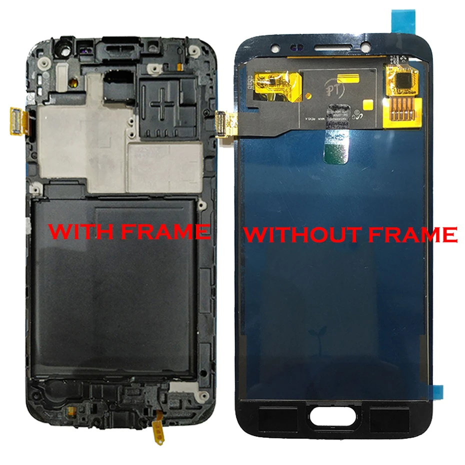 5,0 дюймов TFT lcd для samsung Galaxy J2 Pro J250 J250F SM-J250F/DS кодирующий преобразователь сенсорного экрана в сборе рамка кнопка Home