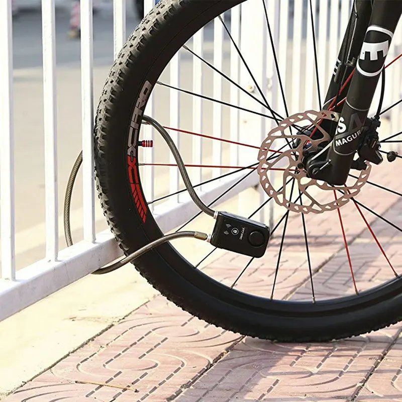 Smart Bike Lock Phone APP Control Bluetooth Unlock Waterproof 110dB Alarm Bicycle Outdoor Anti Theft | Безопасность и защита